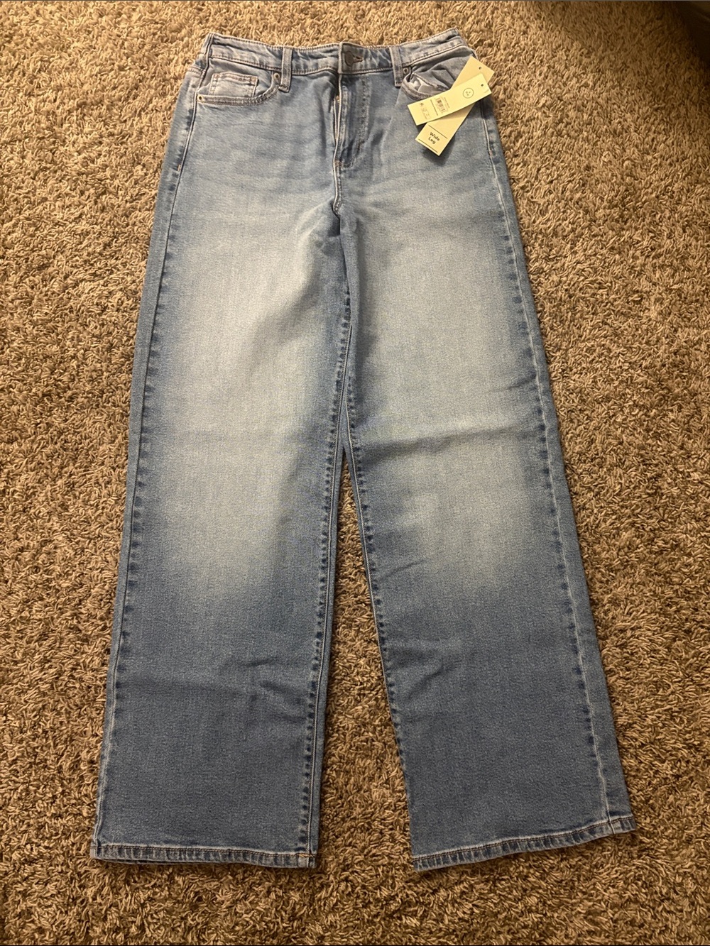 No Boundaries Light Blue Wide Leg Jeans